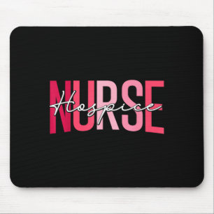 Funny Hospice Nurse Doctor Graduation Medical Mouse Pad