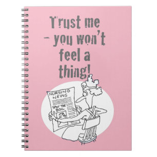 Funny Hospital Nurse Reading Journal Concours