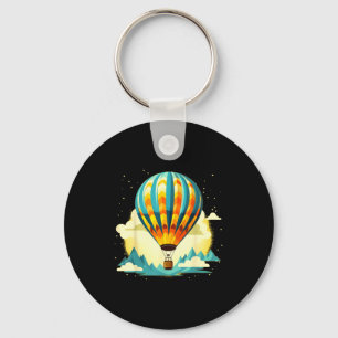 Funny Hot Air Balloon For New Adventures Lovers  Keychain