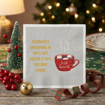 Funny Hot Cocoa & Holiday Cheer Festive Christmas 