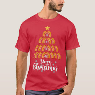 funny hot dog christmas tree for hot dogs lovers T-Shirt