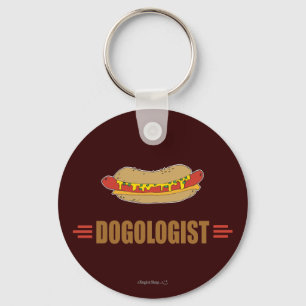 Funny Hot Dog Keychain
