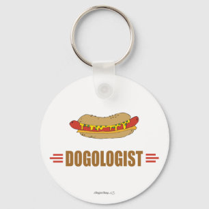 Funny Hot Dog Keychain