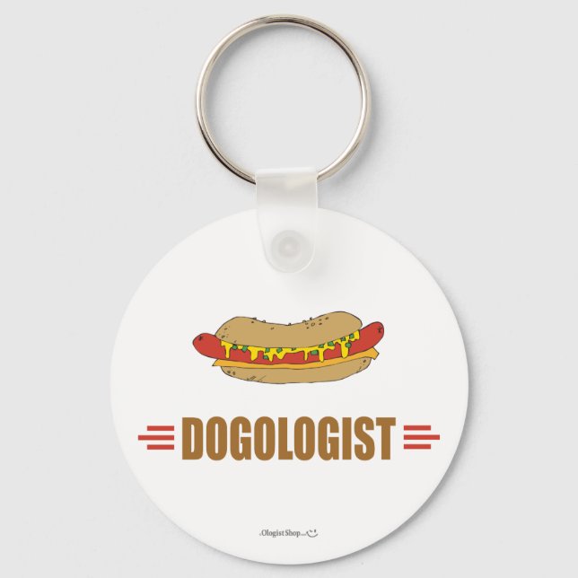 Funny Hot Dog Keychain (Front)