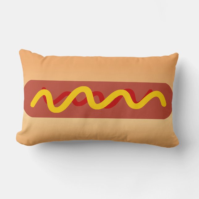 Funny Hot Dog Pillow (Front)