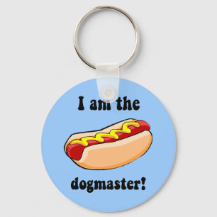Funny hotdog keychain
