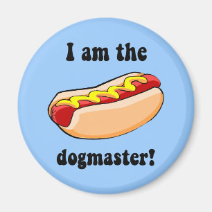 Funny hotdog magnet