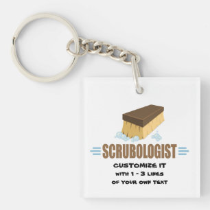 Funny House Keeping Keychain