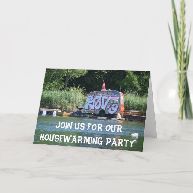 Funny House Warming Party Invitation (Front)