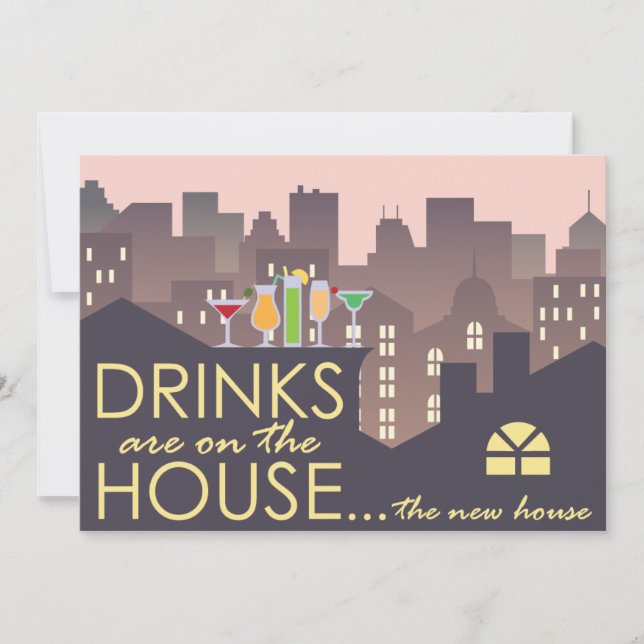 Funny Housewarming Party design Invitation (Front)