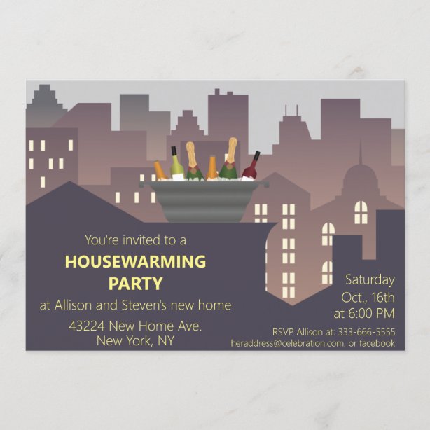 Funny Housewarming Invitations Zazzle Ca 