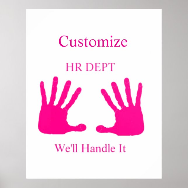 Funny HR Dept Humour Thunder_Cove Poster (Front)