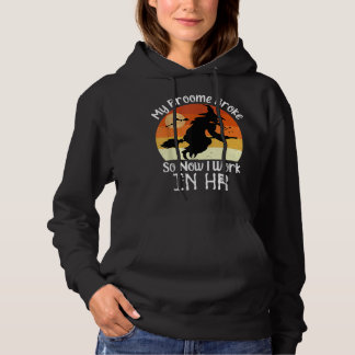 Funny HR Witch Human Resources Halloween Costume Hoodie