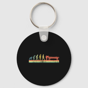 Funny Human Billiards Evolution 8 Ll Pool Player Keychain