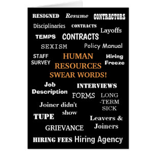 Funny Human Resources Joke Birthday