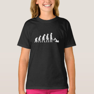 Funny Human Swimming Evolution Swimmer Swim T-Shirt