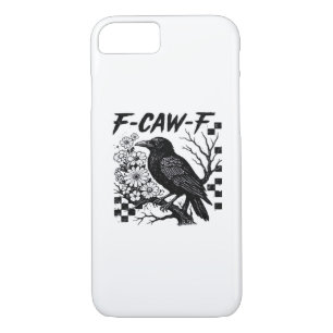 Funny Humor Crow Gothic F-Caw-F Essential Case-Mate iPhone Case