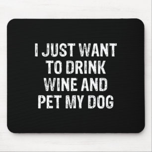 Funny Humor Puppy Lover Cute Fun Animals And Sarca Mouse Pad