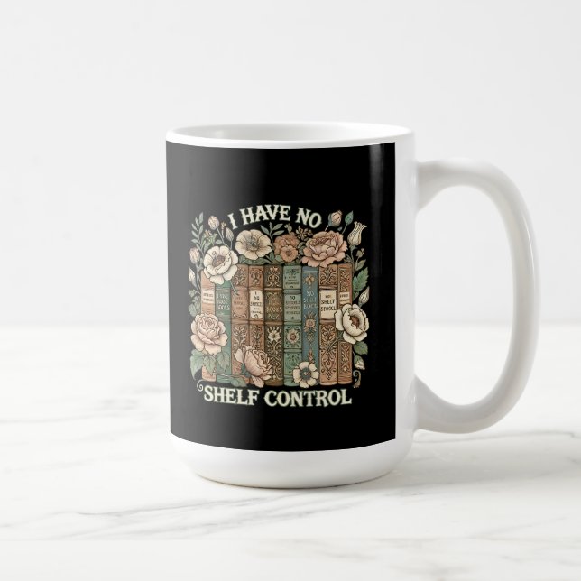 Funny Humour Saying Book Lover Coffee Mug (Right)