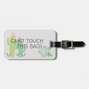 Funny Humourous Cactus Luggage Baggage Tag