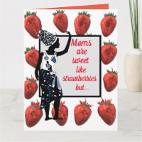 Funny, Humourous Strawberry, Lemon Mother's Day
