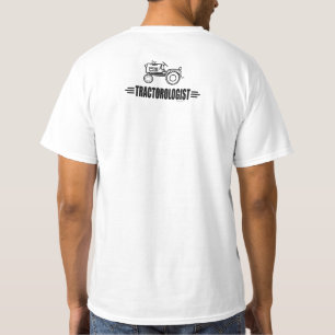 Funny Humourous Tractor Tractorologist Racing T-Shirt