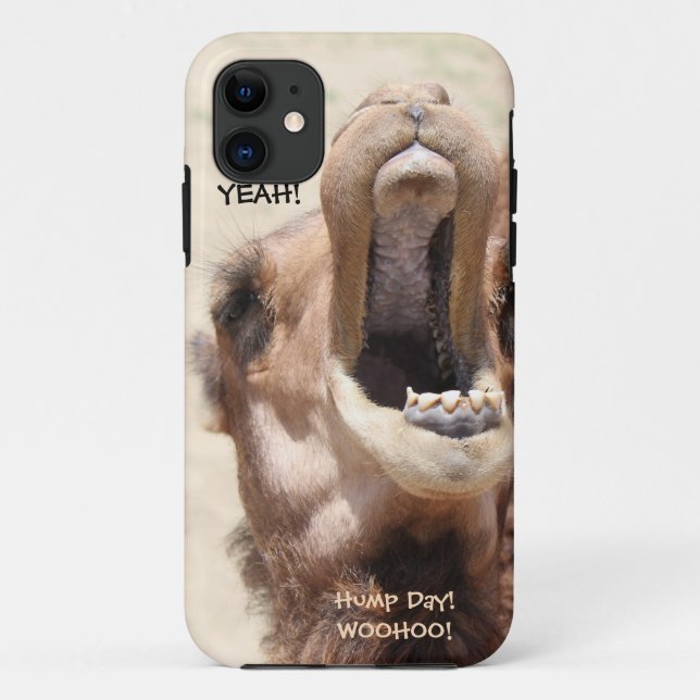 Funny Hump Day Camel Phone Case, WooHoo!! Case-Mate iPhone Case (Back)