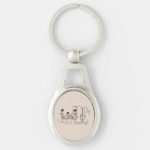 Funny Hump Day Camels  in Monocles Keychain
