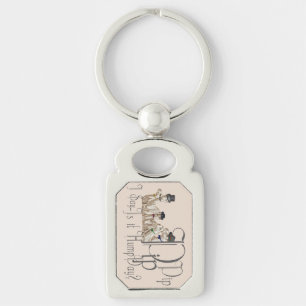Funny Hump Day Camels  in Monocles Keychain