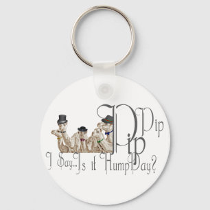 Funny Hump Day Camels  in Monocles Keychain