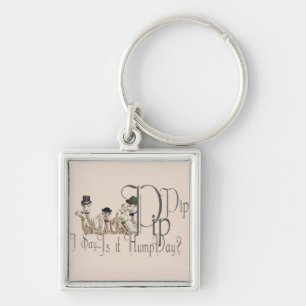 Funny Hump Day Camels  in Monocles Keychain
