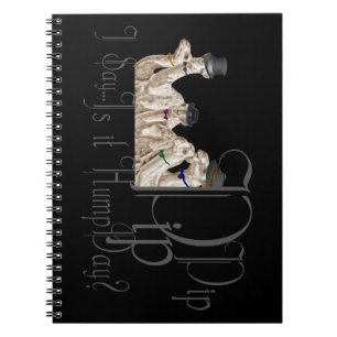 Funny Hump Day Camels in Monocles Notebook