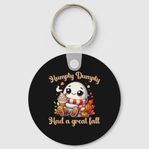 Funny Humpty Dumpty Had A Great Fall Autumn Kids Keychain