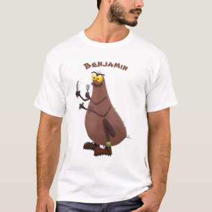 Funny hungry ugly flea cartoon T-Shirt