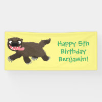 Funny hungry wolverine animal cartoon