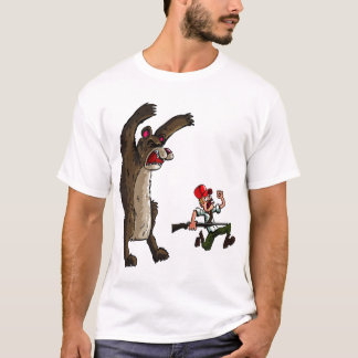 Funny hunter and bear shirt