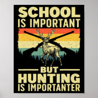 Funny Hunting Art For Boys Men Deer Hunter Wildlif