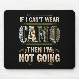 Funny Hunting Camo Hunters Buck Deer Country Redne Mouse Pad