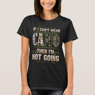 Funny Hunting Camo Hunters Buck Deer Country Redne T-Shirt