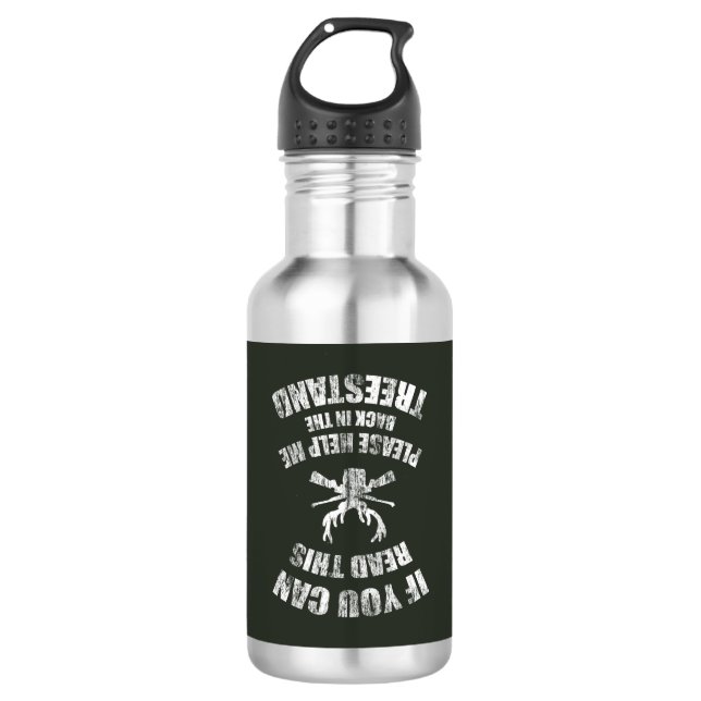 Funny Hunting, Deer Hunter Humourous Saying  Gift 532 Ml Water Bottle (Front)