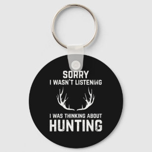 Funny Hunting For Bow And Rifle Deer Hunters Keychain