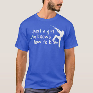 Funny Hunting Girl Hunter Just A Girl Who Knows Ho T-Shirt