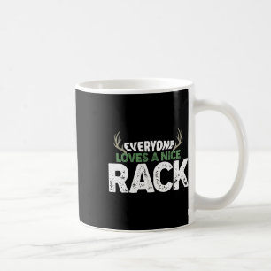 Funny Hunting Nice Rack Antlers Deer Hunter Humour Coffee Mug