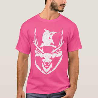 Funny Hunting Rifle Deer Hunters Hunting T-Shirt