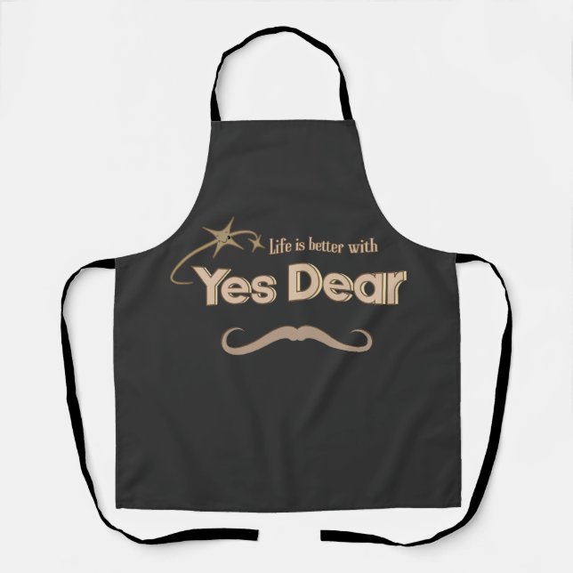 Funny Husband – BBQ and Kitchen Gift for Him Apron (Front)