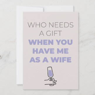 Funny husband birthday card