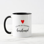Funny Husband Gift Anniversary Favourite Husband Mug<br><div class="desc">Funny Husband Gift Anniversary Favourite Husband</div>