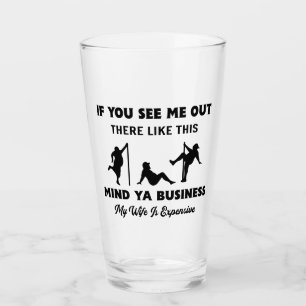 Funny Husband Gift To Wife Glass Cup