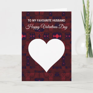 Funny Husband Valentine's Day Heart Card