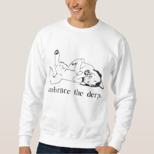 Funny Husky Derpy Dog Husky Mom Husky Lover Sweatshirt